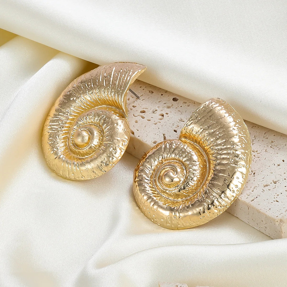 Seashell Snail Earrings