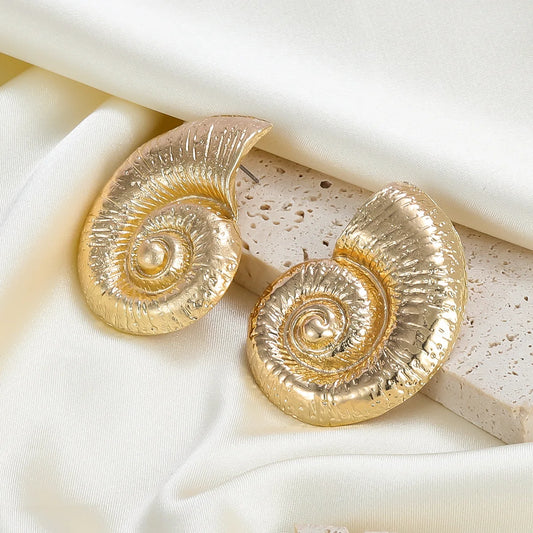 Seashell Snail Earrings